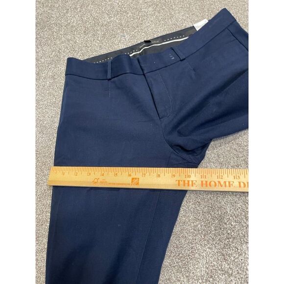 Banana Republic womens Sloan business casual pants sz 2 blue minimalist trouser - Picture 6 of 12